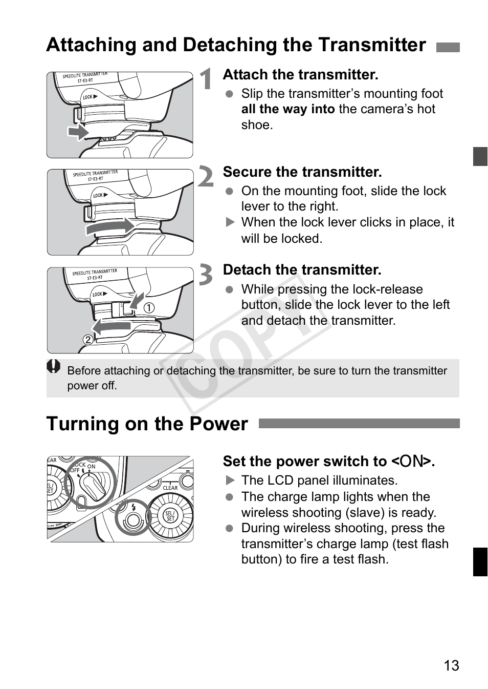 Cop y | Canon Speedlite Transmitter ST-E3-RT User Manual | Page 15 / 220
