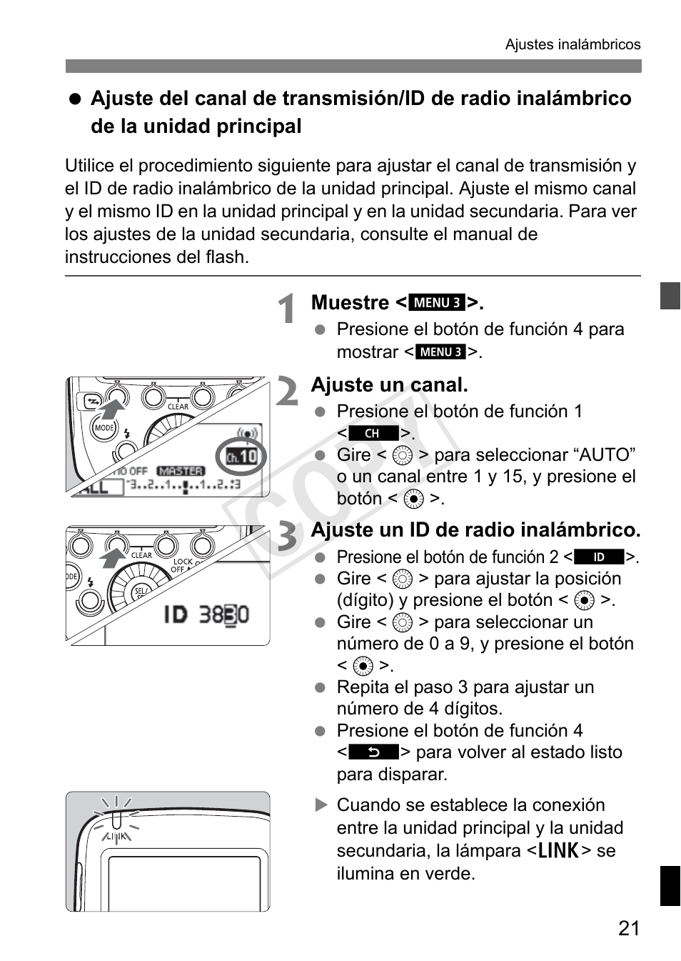 Cop y | Canon Speedlite Transmitter ST-E3-RT User Manual | Page 167 / 220