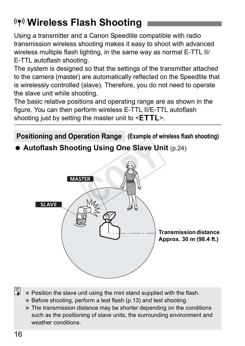 Cop y | Canon Speedlite Transmitter ST-E3-RT User Manual | Page 18 / 220