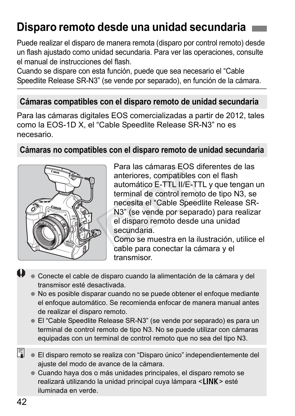 Cop y, Disparo remoto desde una unidad secundaria | Canon Speedlite Transmitter ST-E3-RT User Manual | Page 188 / 220