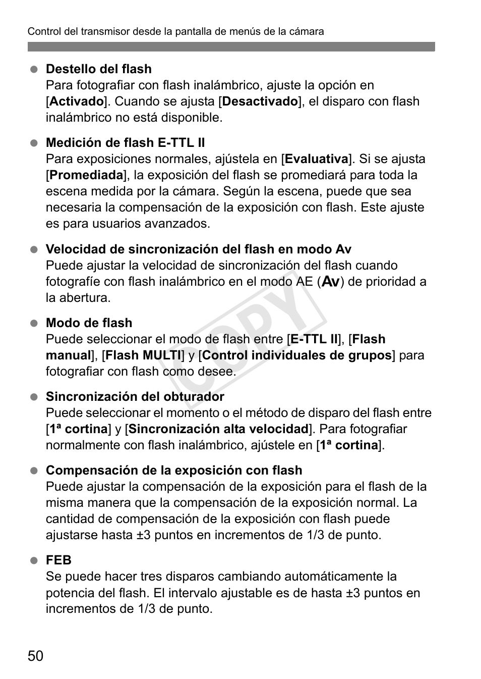 Cop y | Canon Speedlite Transmitter ST-E3-RT User Manual | Page 196 / 220