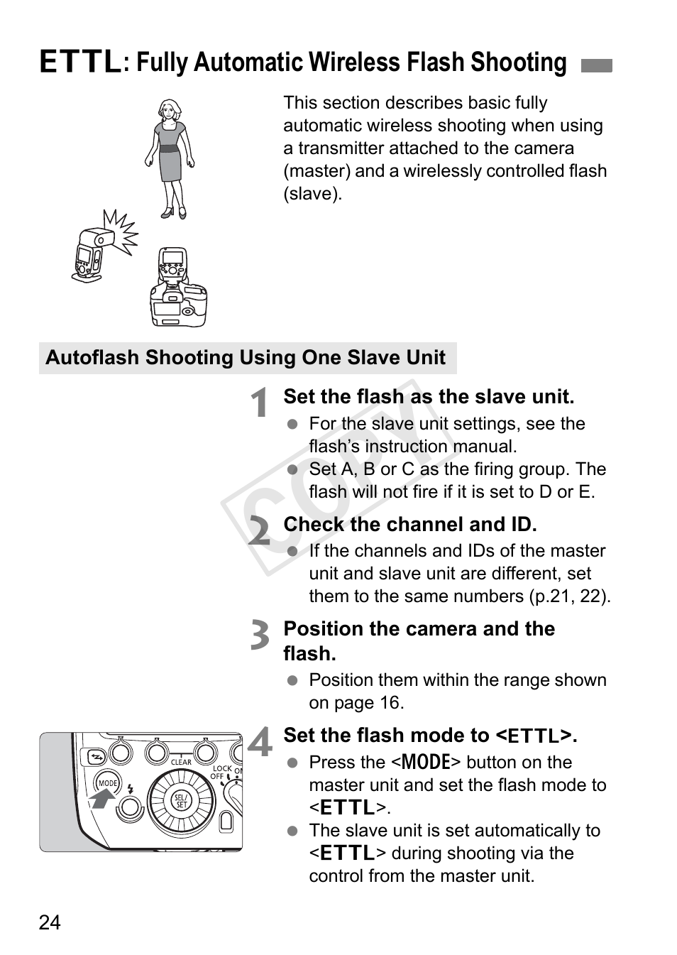 Cop y | Canon Speedlite Transmitter ST-E3-RT User Manual | Page 26 / 220