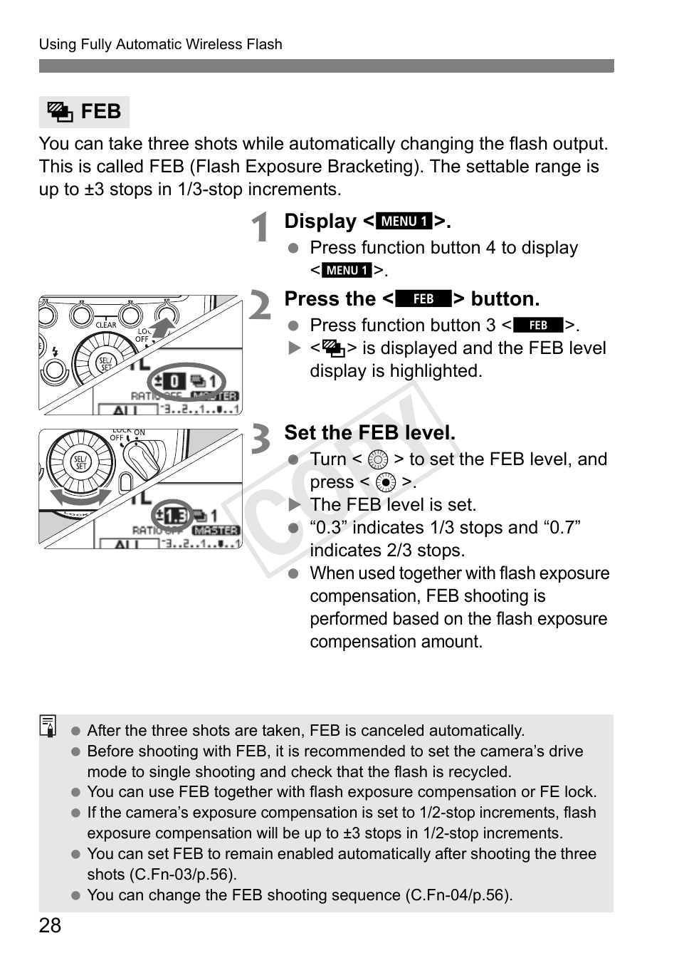 Cop y | Canon Speedlite Transmitter ST-E3-RT User Manual | Page 30 / 220