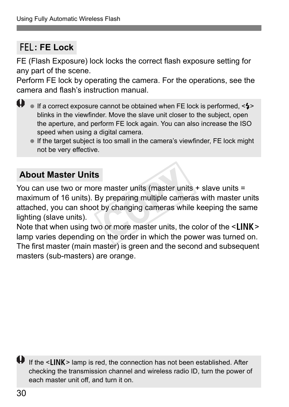 Cop y | Canon Speedlite Transmitter ST-E3-RT User Manual | Page 32 / 220