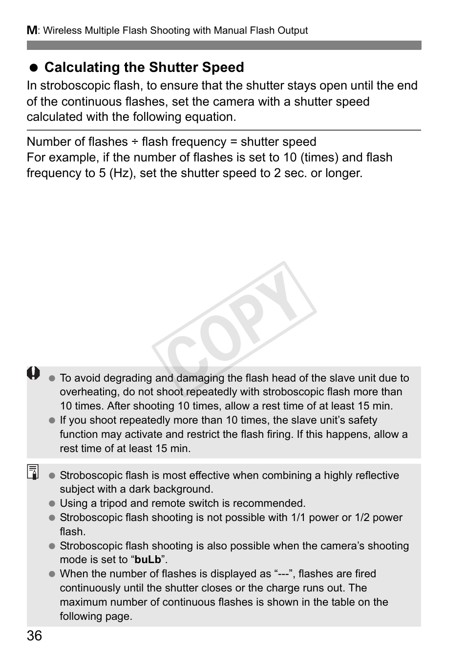 Cop y | Canon Speedlite Transmitter ST-E3-RT User Manual | Page 38 / 220