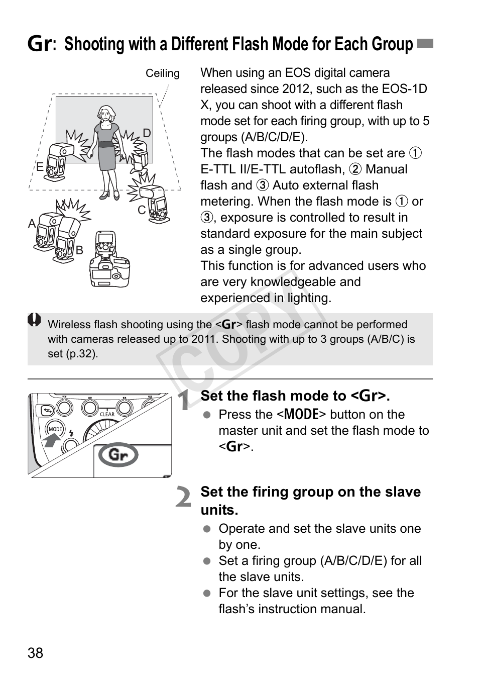 Cop y | Canon Speedlite Transmitter ST-E3-RT User Manual | Page 40 / 220