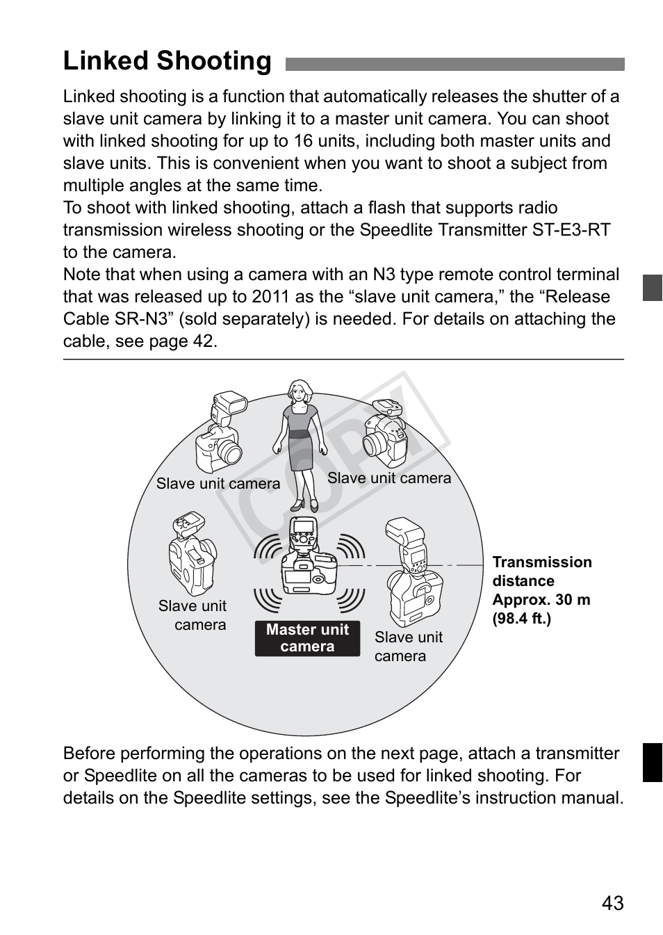 Cop y | Canon Speedlite Transmitter ST-E3-RT User Manual | Page 45 / 220