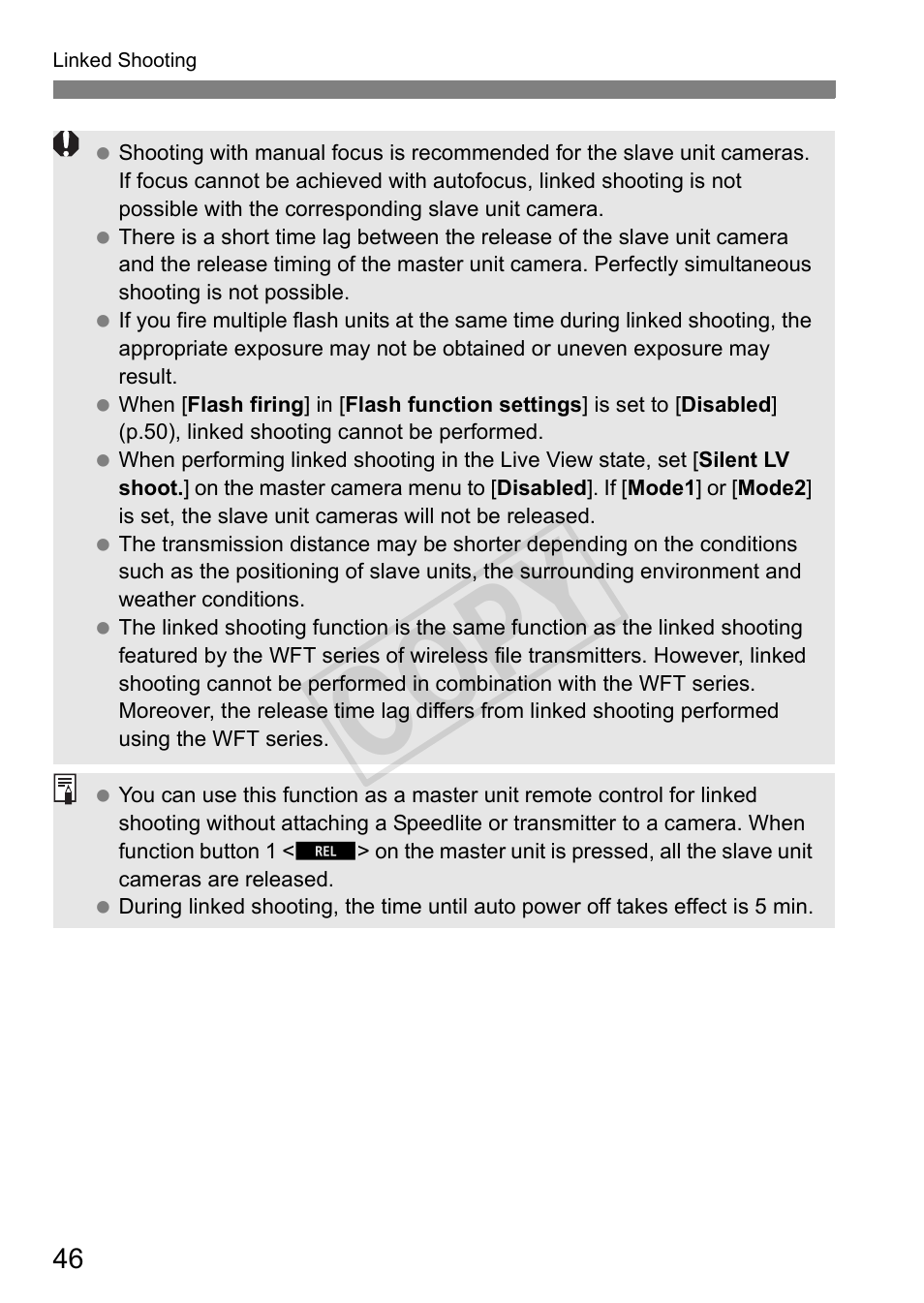 Cop y | Canon Speedlite Transmitter ST-E3-RT User Manual | Page 48 / 220