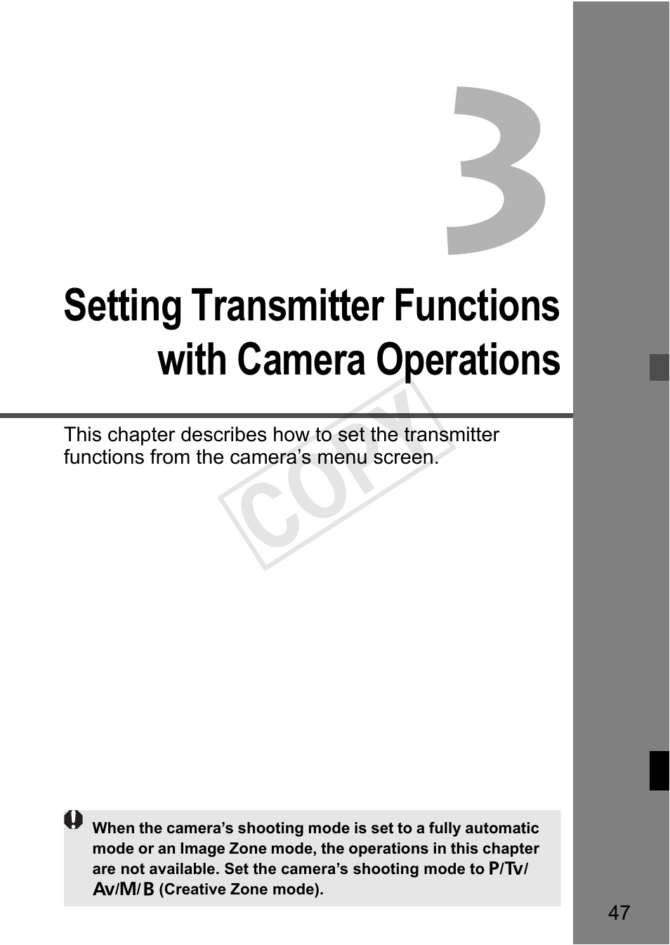 Cop y | Canon Speedlite Transmitter ST-E3-RT User Manual | Page 49 / 220