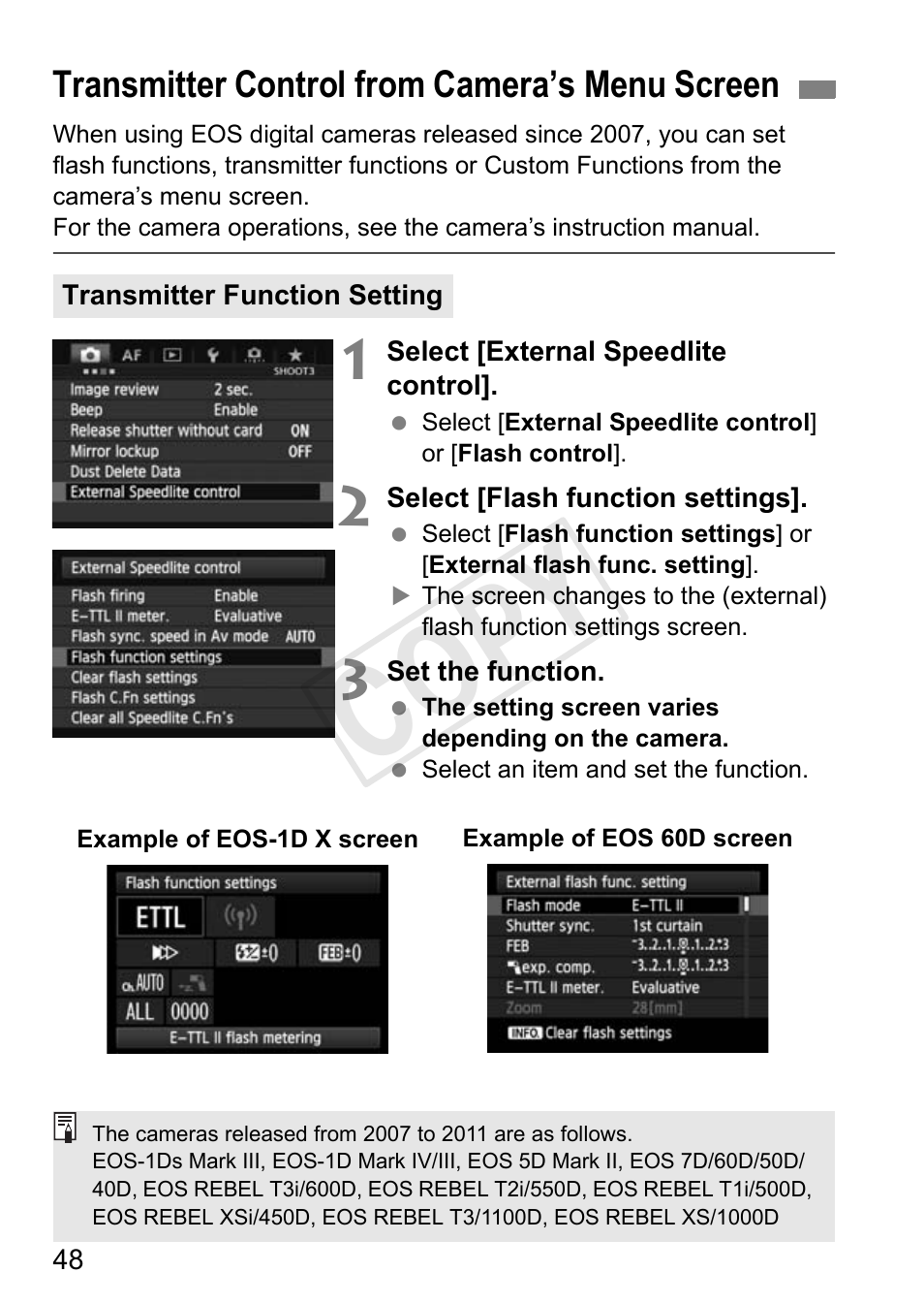 Cop y | Canon Speedlite Transmitter ST-E3-RT User Manual | Page 50 / 220