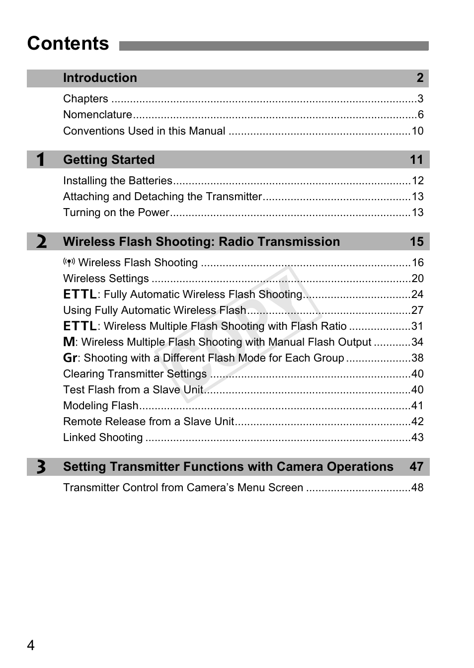 Cop y | Canon Speedlite Transmitter ST-E3-RT User Manual | Page 6 / 220