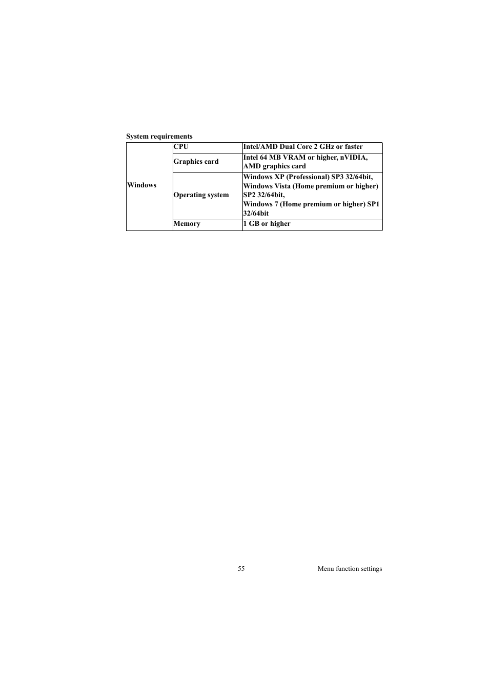 System requirements | Canon LE-5W User Manual | Page 55 / 104