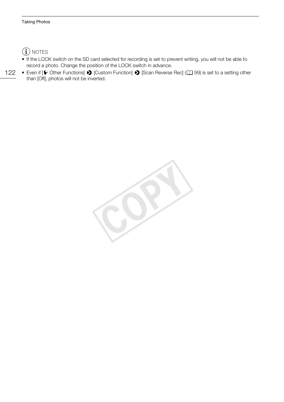 Cop y | Canon EOS C100 User Manual | Page 122 / 166