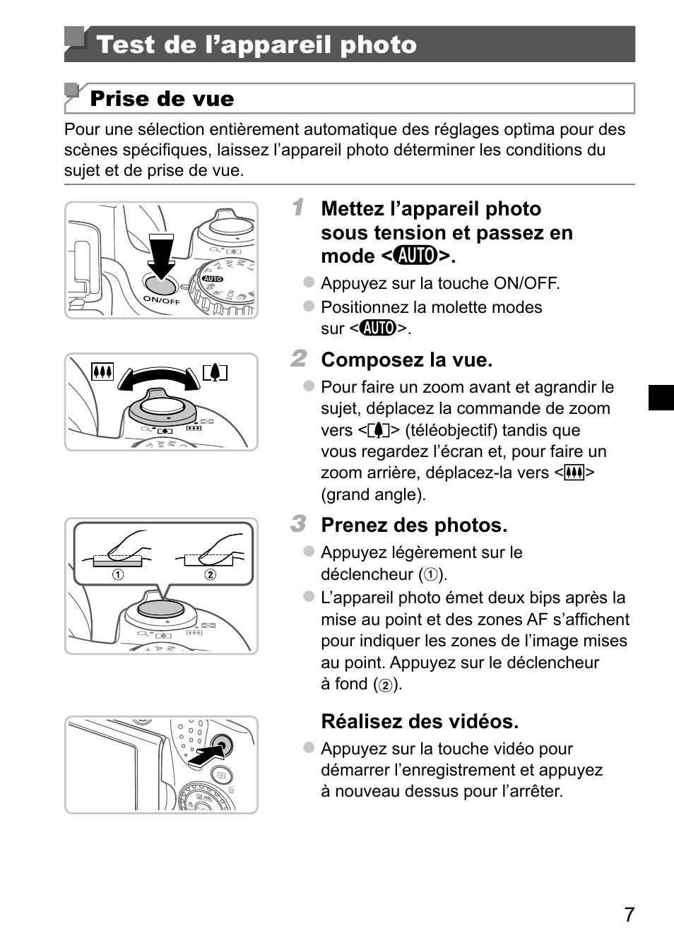 Test de l’appareil photo | Canon PowerShot SX50 HS User Manual | Page 23 / 146