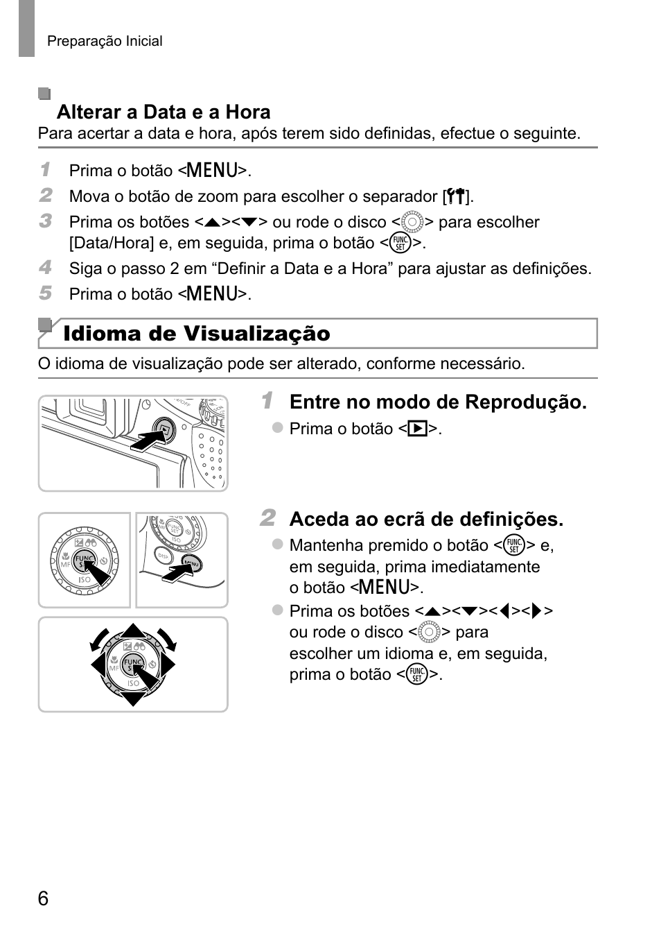Idioma de visualização | Canon PowerShot SX50 HS User Manual | Page 54 / 146