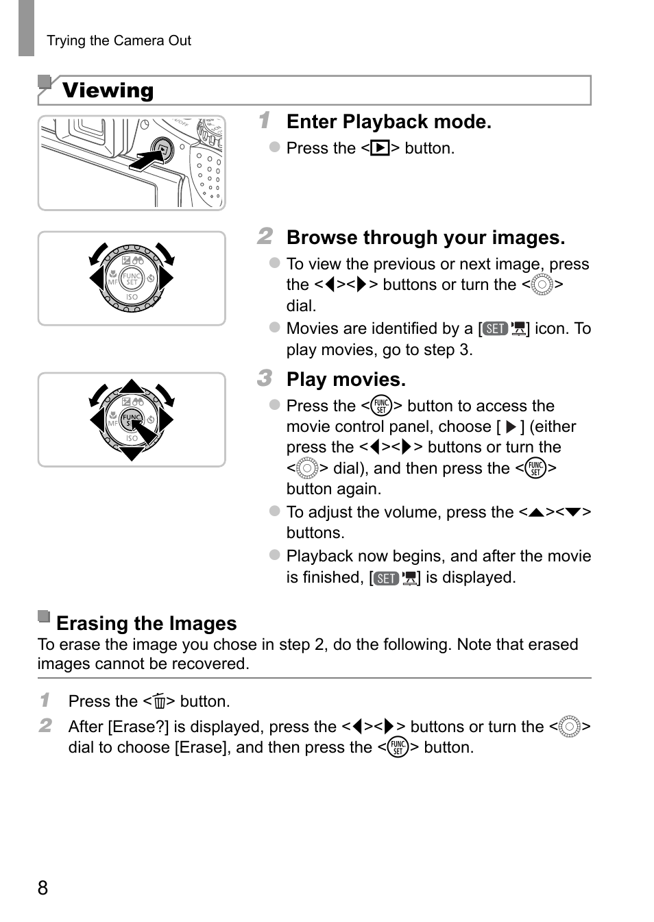 Viewing | Canon PowerShot SX50 HS User Manual | Page 8 / 146
