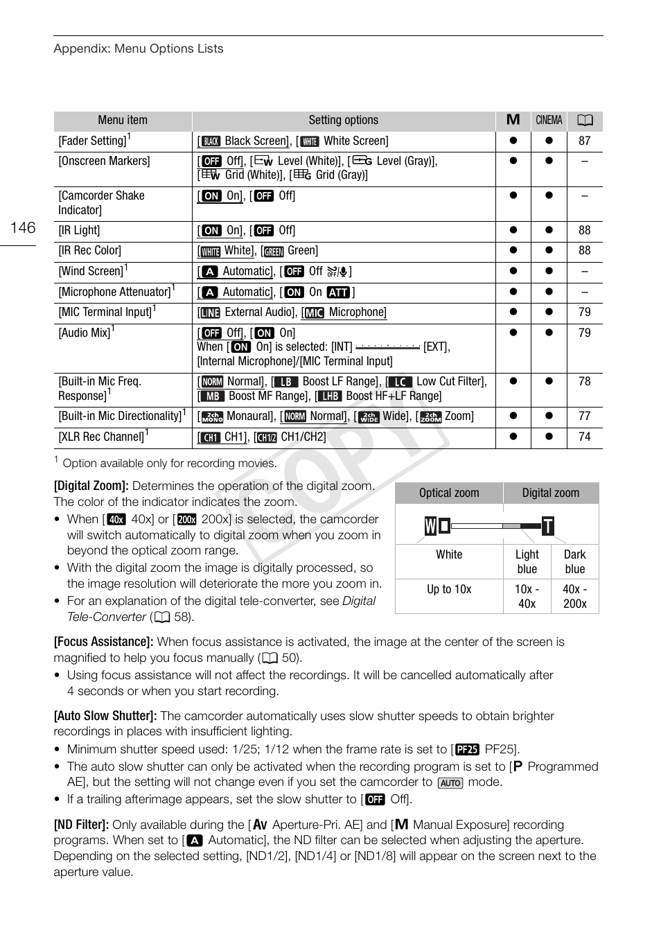 Cop y | Canon XA10 User Manual | Page 146 / 187