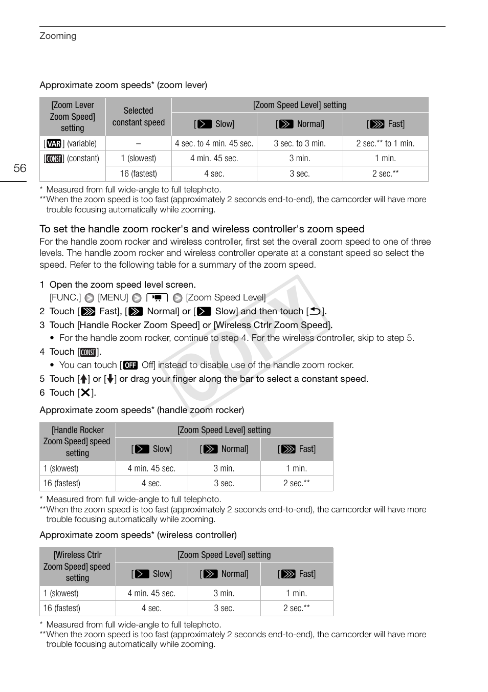 Cop y | Canon XA10 User Manual | Page 56 / 187