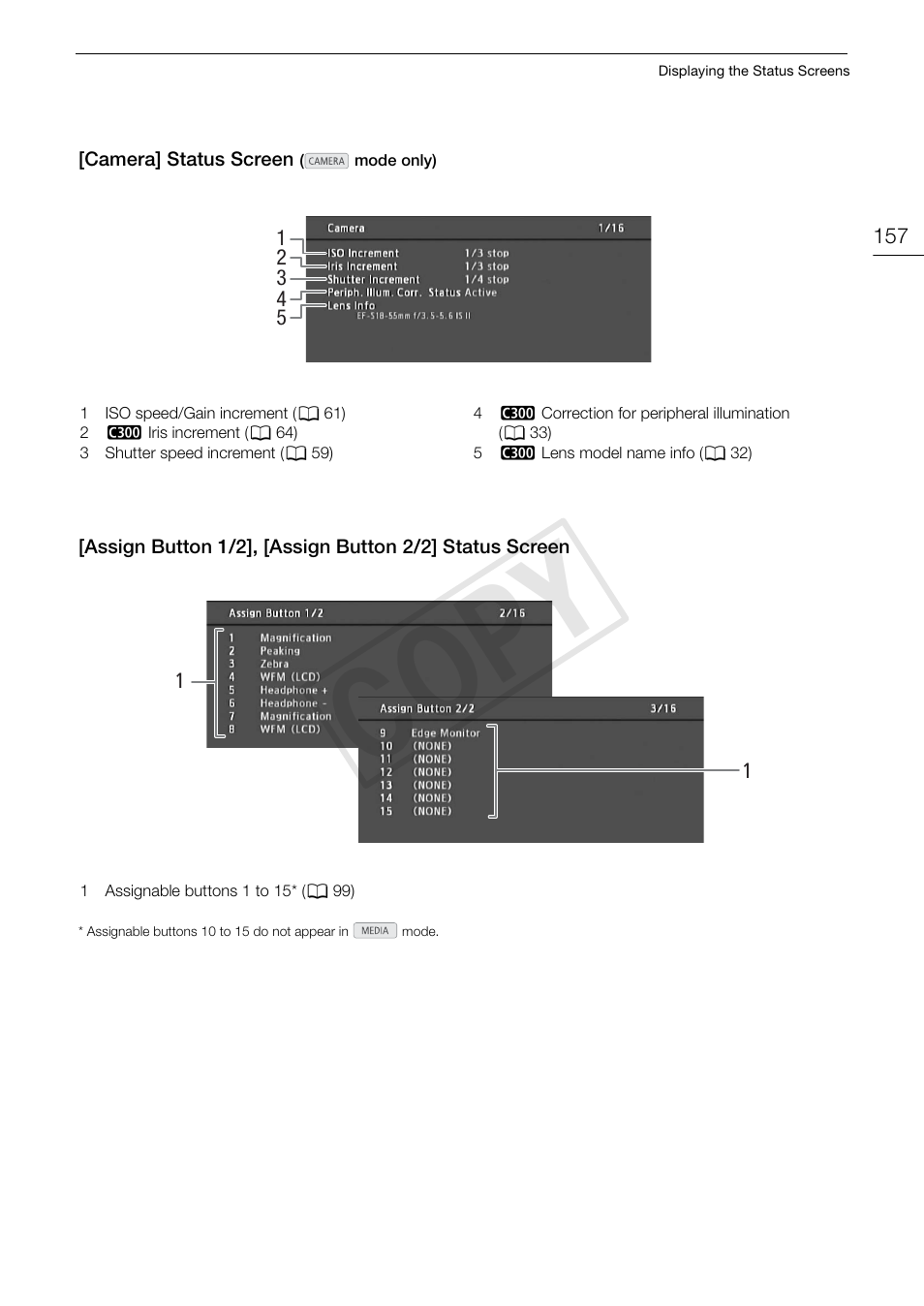 Cop y | Canon EOS C300 User Manual | Page 157 / 186