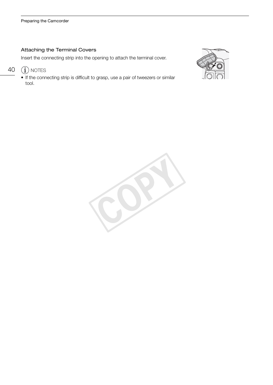 Cop y | Canon EOS C300 User Manual | Page 40 / 186