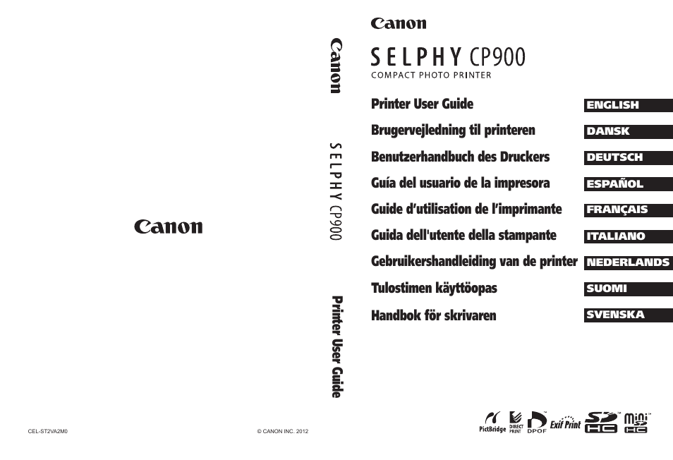 Canon SELPHY CP900 User Manual | 514 pages