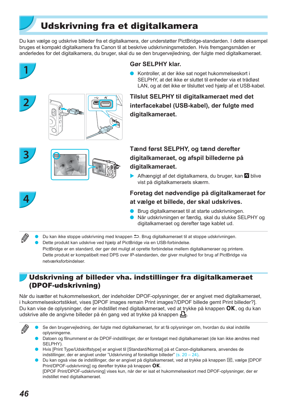 Udskrivning fra et digitalkamera | Canon SELPHY CP900 User Manual | Page 103 / 514