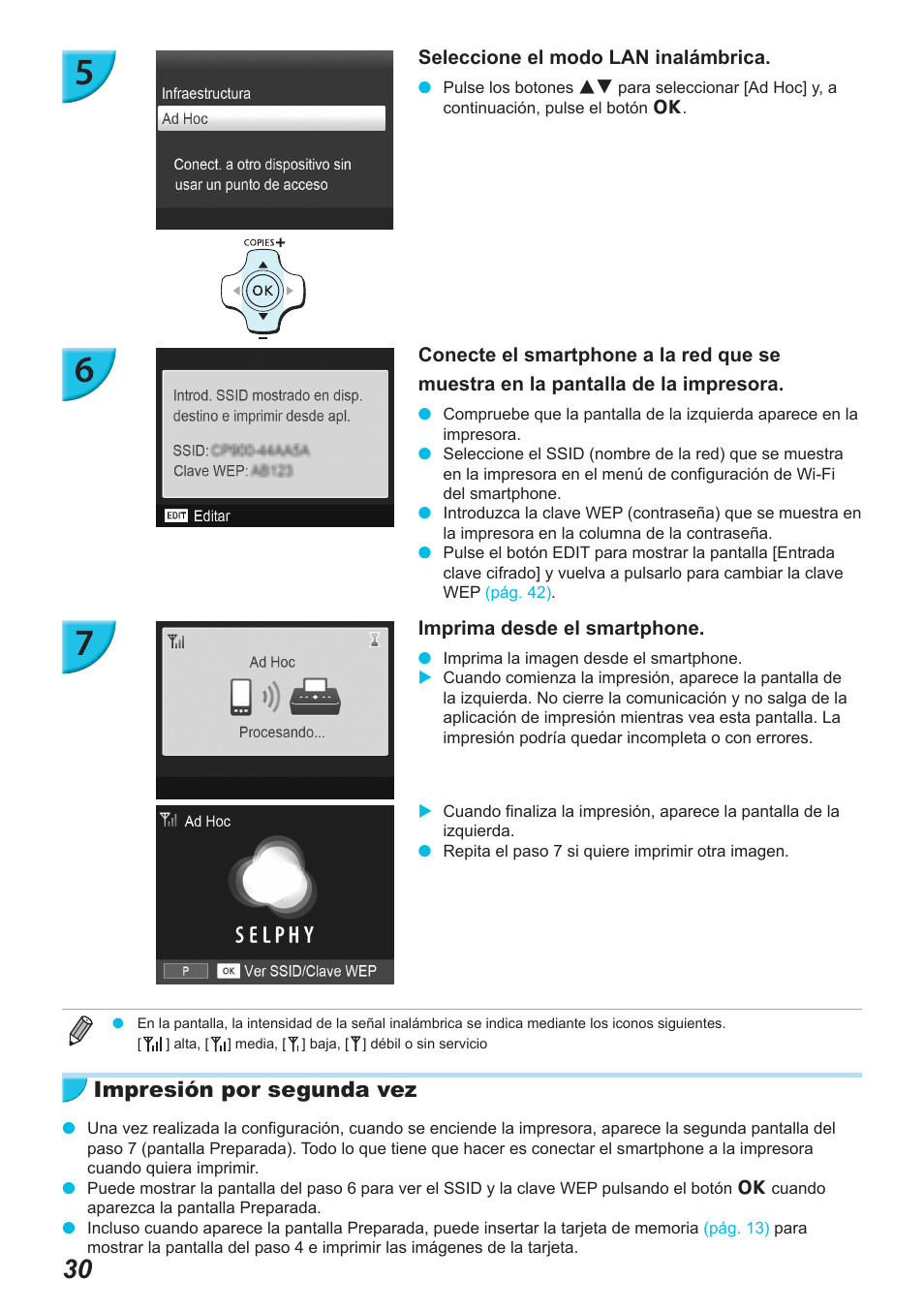 Impresión por segunda vez | Canon SELPHY CP900 User Manual | Page 199 / 514