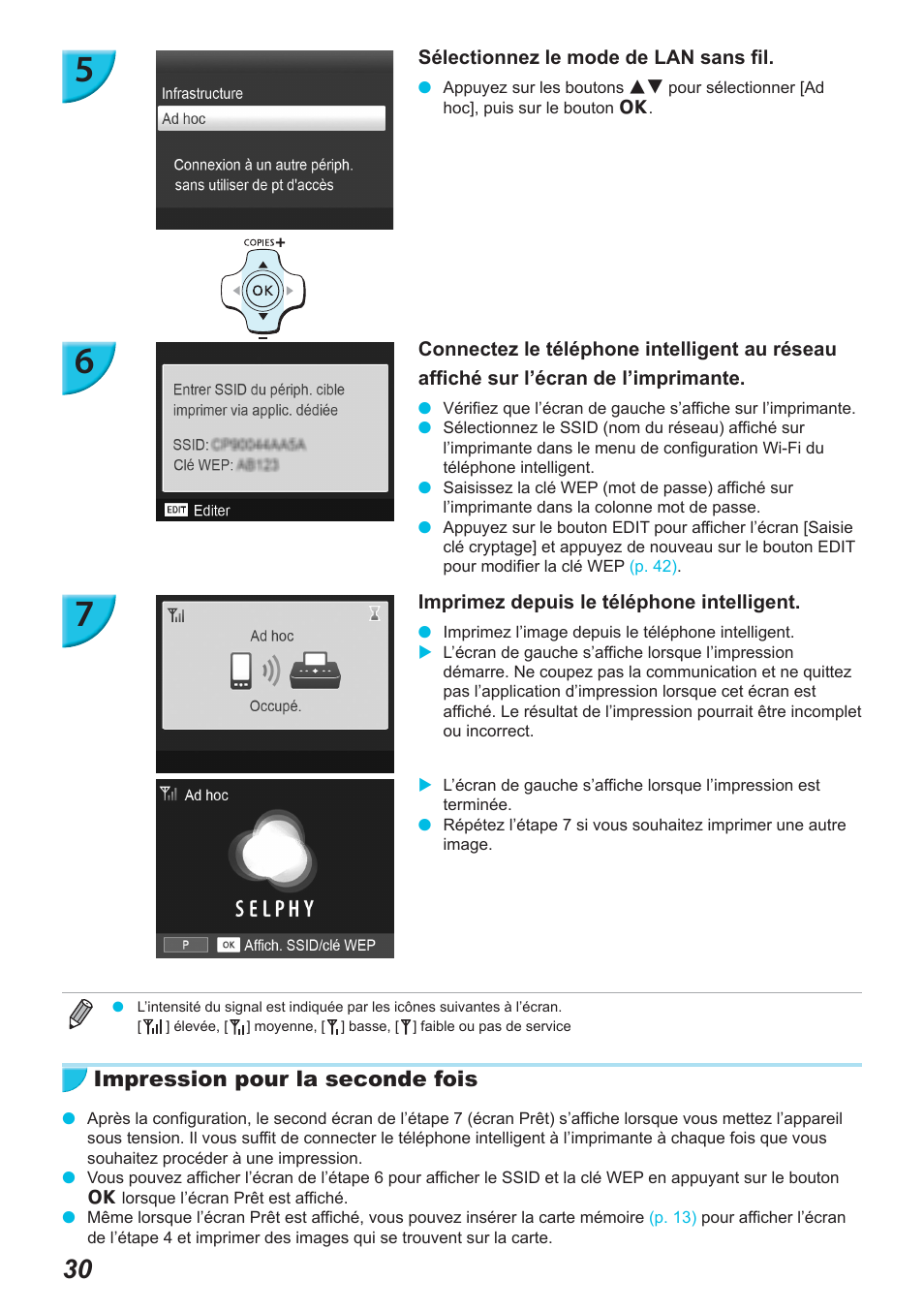 Impression pour la seconde fois | Canon SELPHY CP900 User Manual | Page 255 / 514