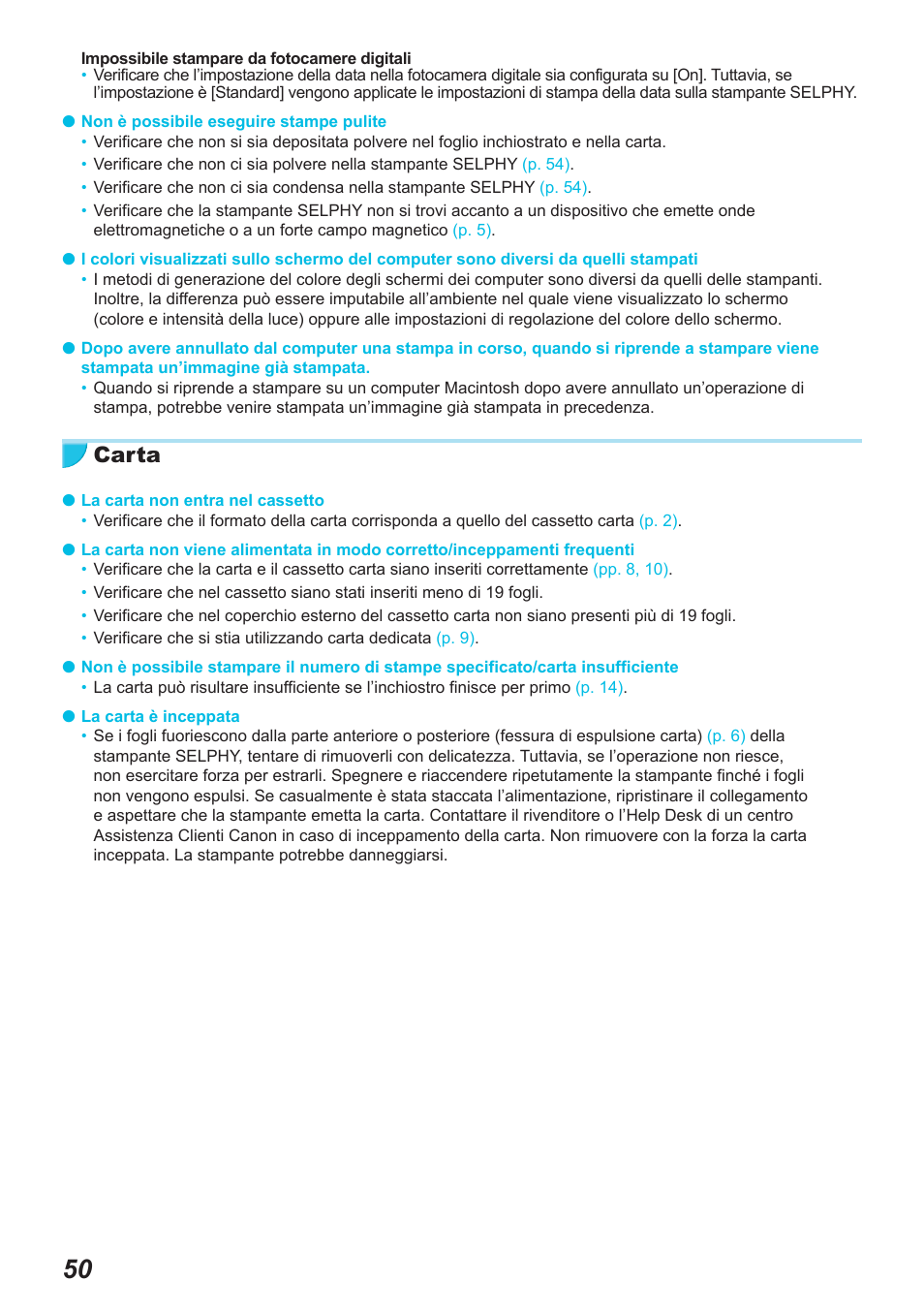 Carta | Canon SELPHY CP900 User Manual | Page 331 / 514