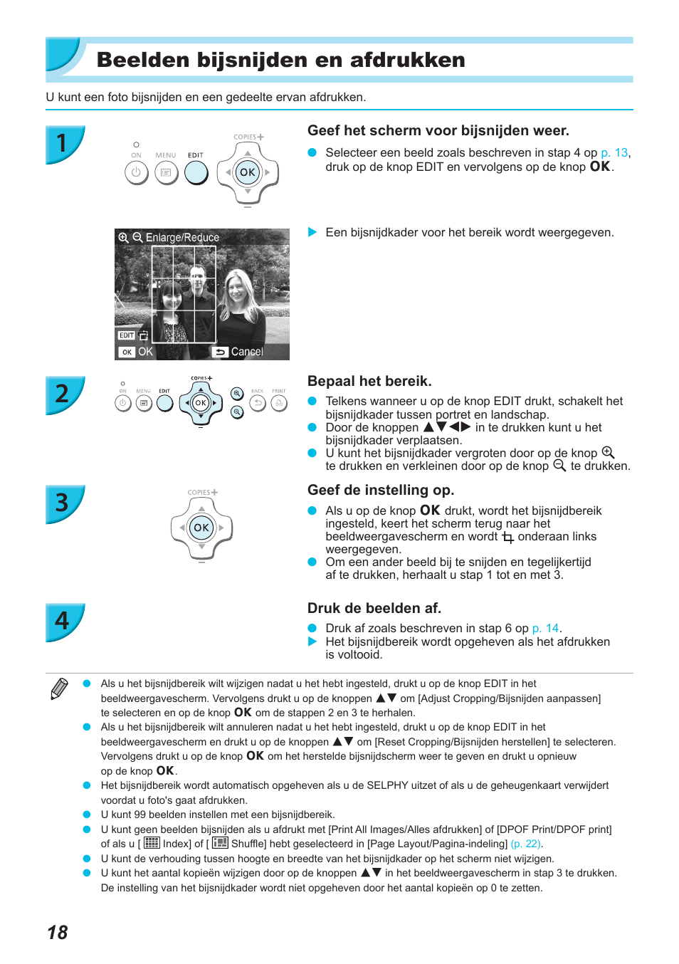 Beelden bijsnijden en afdrukken | Canon SELPHY CP900 User Manual | Page 355 / 514