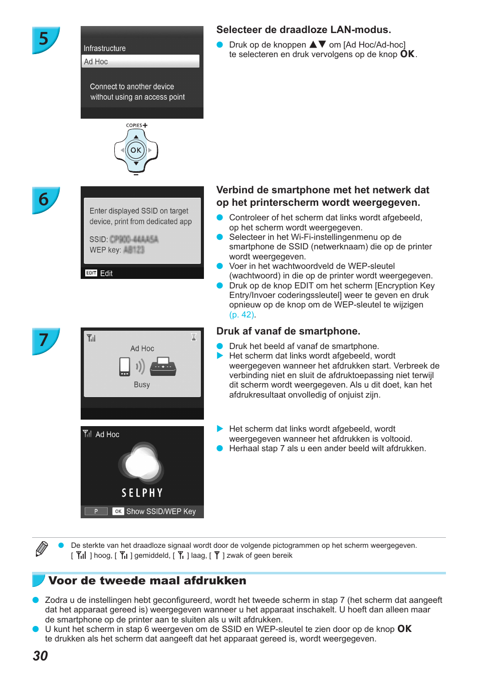 Voor de tweede maal afdrukken | Canon SELPHY CP900 User Manual | Page 367 / 514