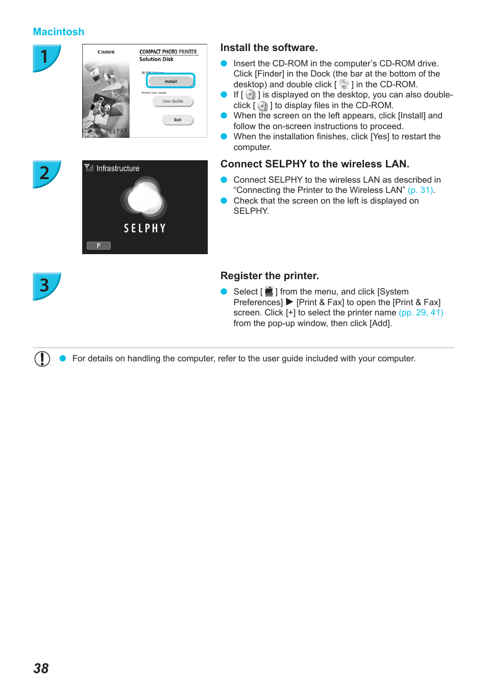 Canon SELPHY CP900 User Manual | Page 39 / 514