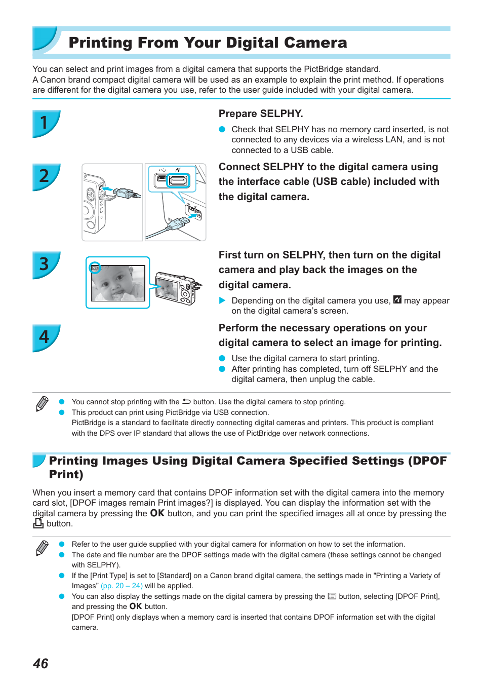 Printing from your digital camera | Canon SELPHY CP900 User Manual | Page 47 / 514