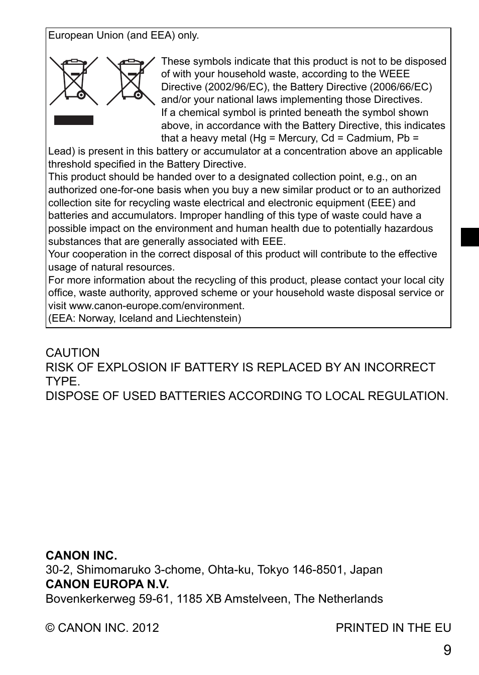 Canon PowerShot G15 User Manual | Page 9 / 146