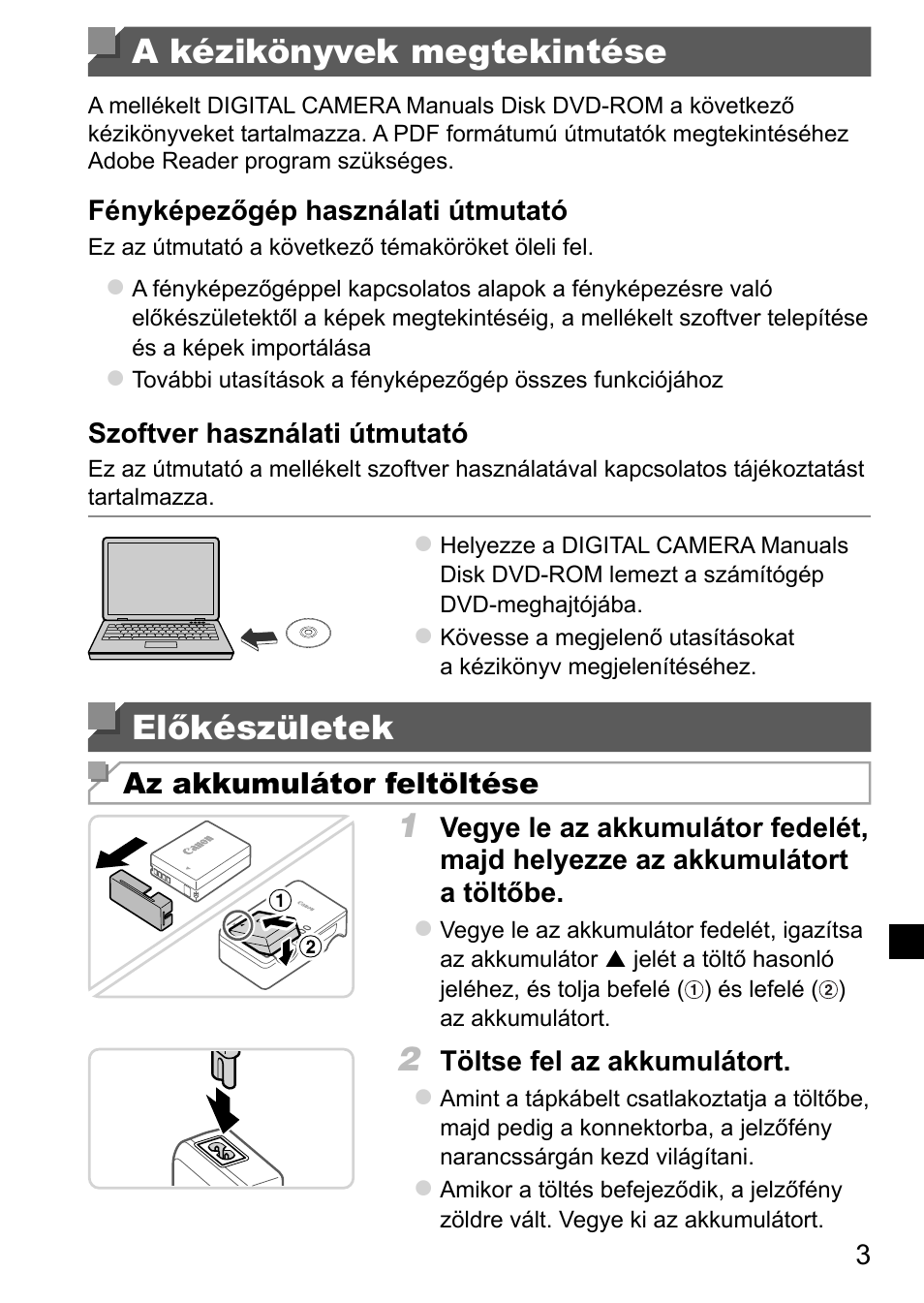 A kézikönyvek megtekintése, Előkészületek | Canon PowerShot G15 User Manual | Page 91 / 146