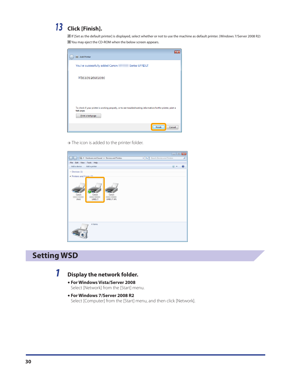 Setting wsd | Canon i-SENSYS MF5980dw User Manual | Page 31 / 40