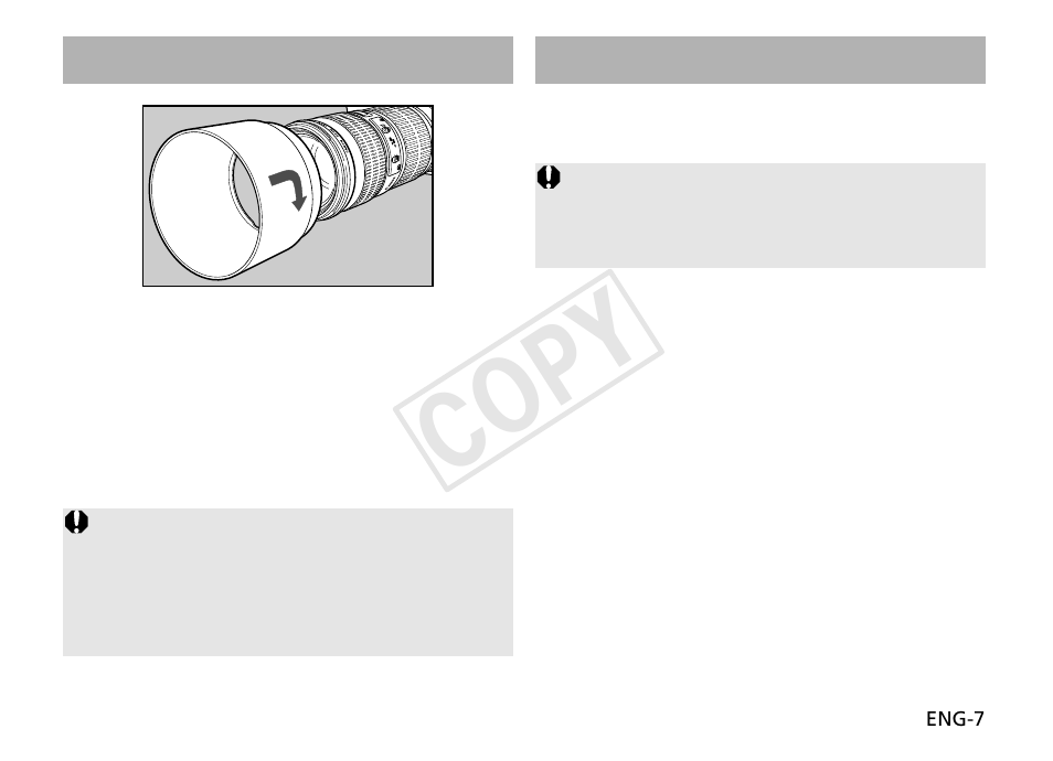 Cop y, Hood, Filters | Canon EF 70-200mm f4L USM User Manual | Page 8 / 13