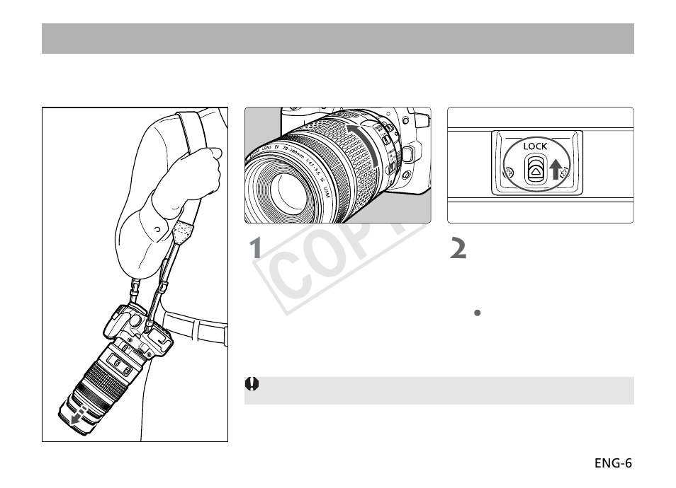 Cop y | Canon EF 70-300mm f4-5.6 IS USM User Manual | Page 7 / 14