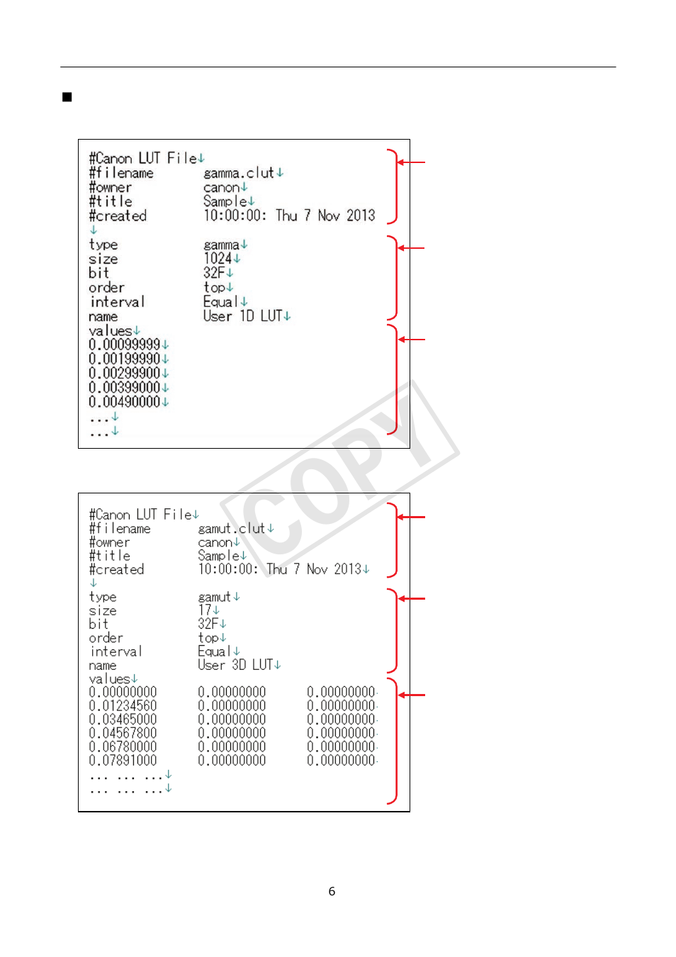 Cop y | Canon DP-V3010 User Manual | Page 6 / 10