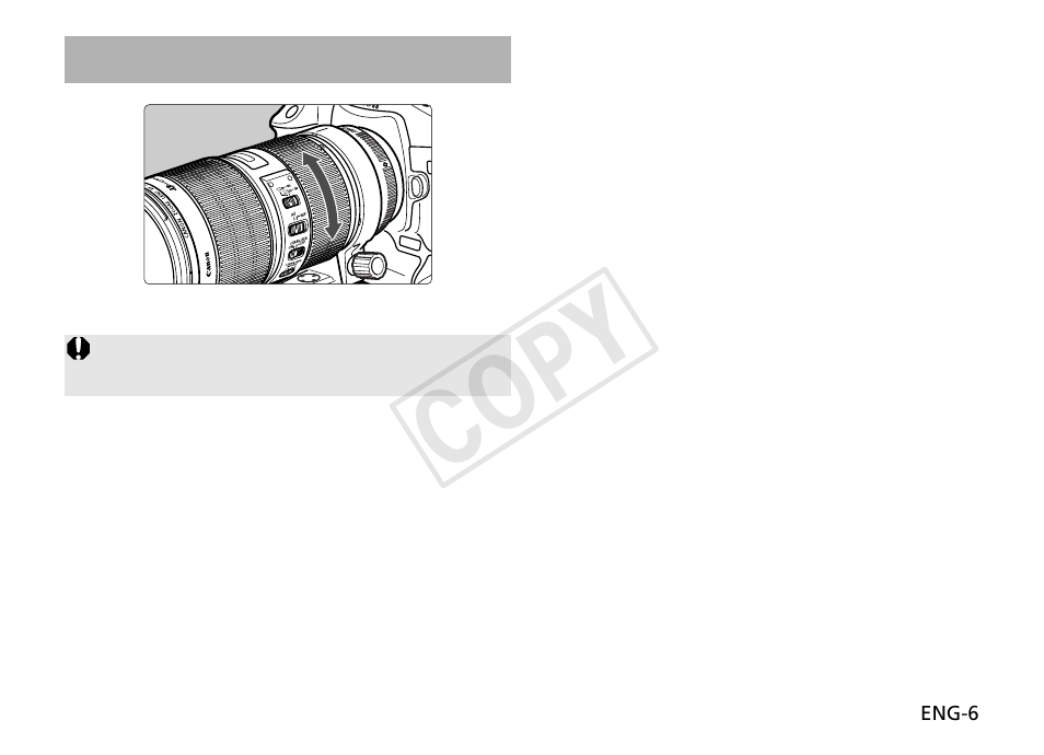 Cop y | Canon EF 70-200mm f2.8L IS II USM User Manual | Page 7 / 17