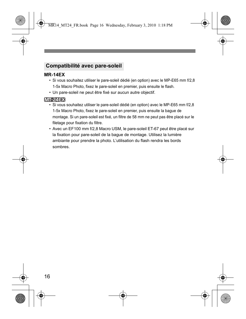 Canon Macro Twin Lite MT-24EX User Manual | Page 62 / 136