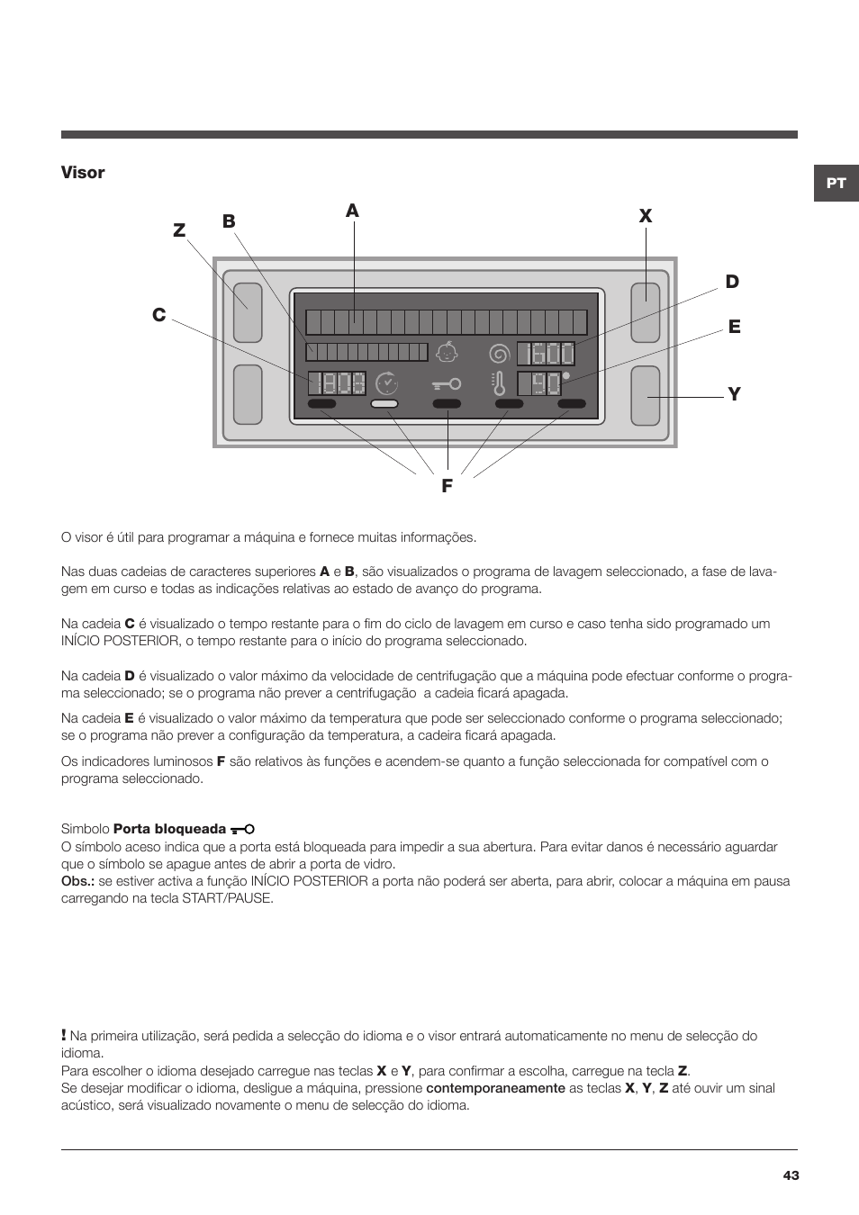 Hotpoint Ariston WMD 1044BX EU User Manual | Page 43 / 72