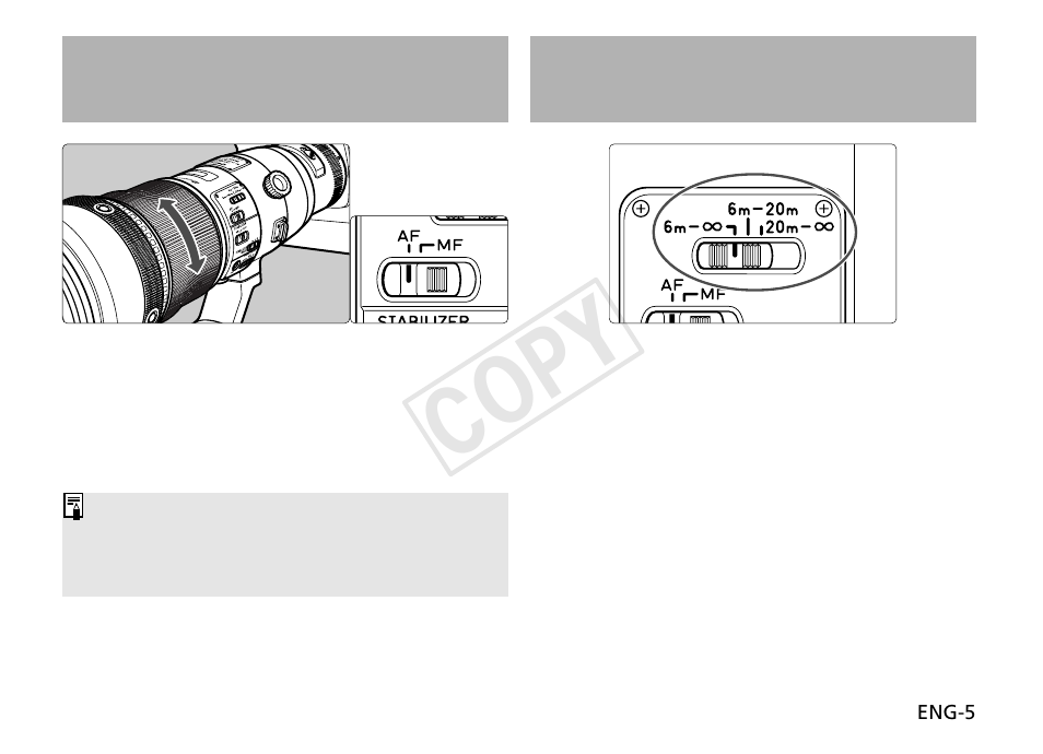 Cop y | Canon EF 800mm f5.6L IS USM User Manual | Page 6 / 17