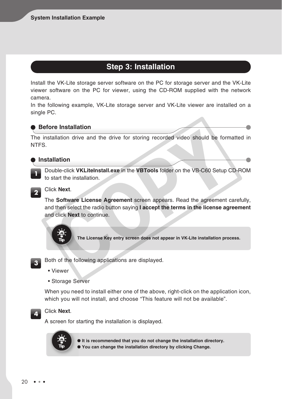 Cop y | Canon VB-C60 User Manual | Page 20 / 30