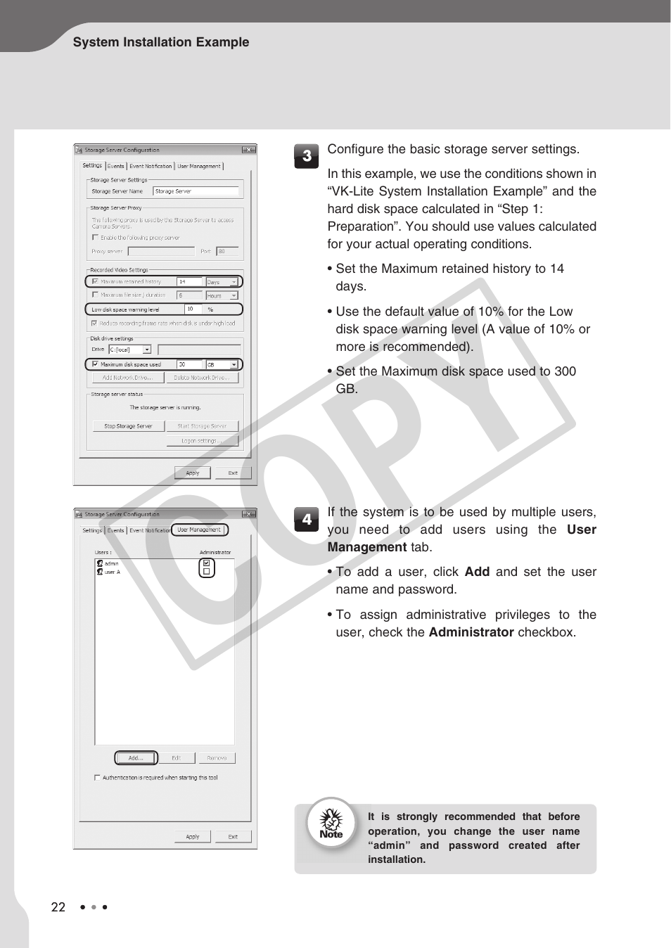 Cop y | Canon VB-C60 User Manual | Page 22 / 30
