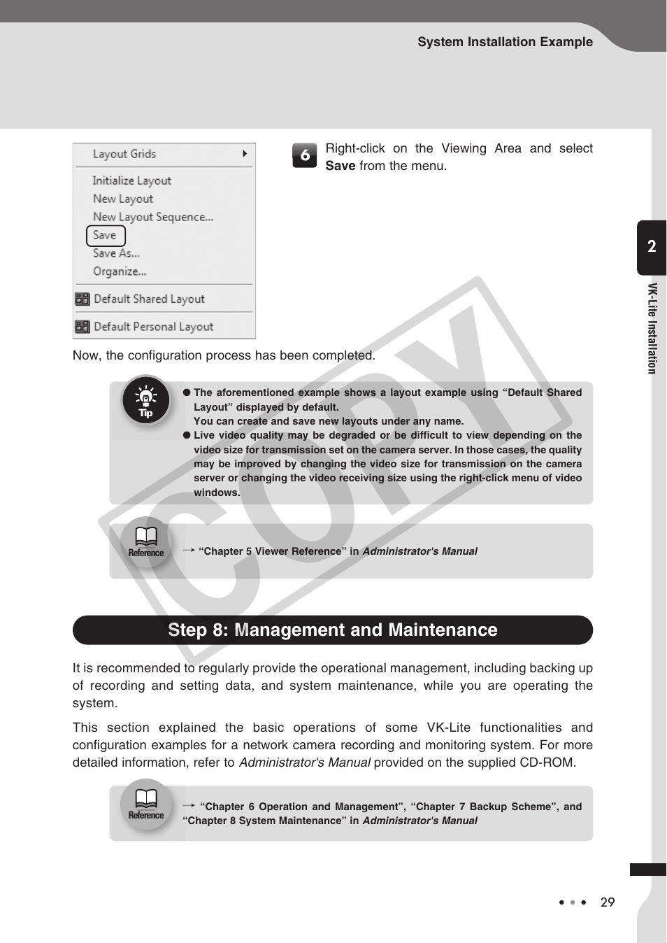 Cop y | Canon VB-C60 User Manual | Page 29 / 30
