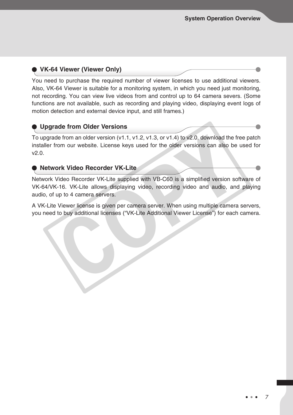 Cop y | Canon VB-C60 User Manual | Page 7 / 30