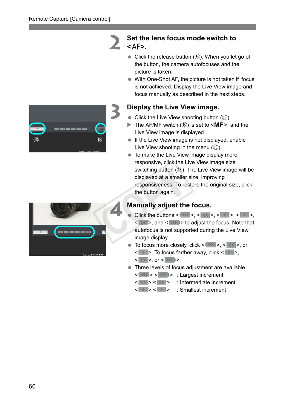 Cop y | Canon Wireless File Transmitter WFT-E7A User Manual | Page 60 / 126