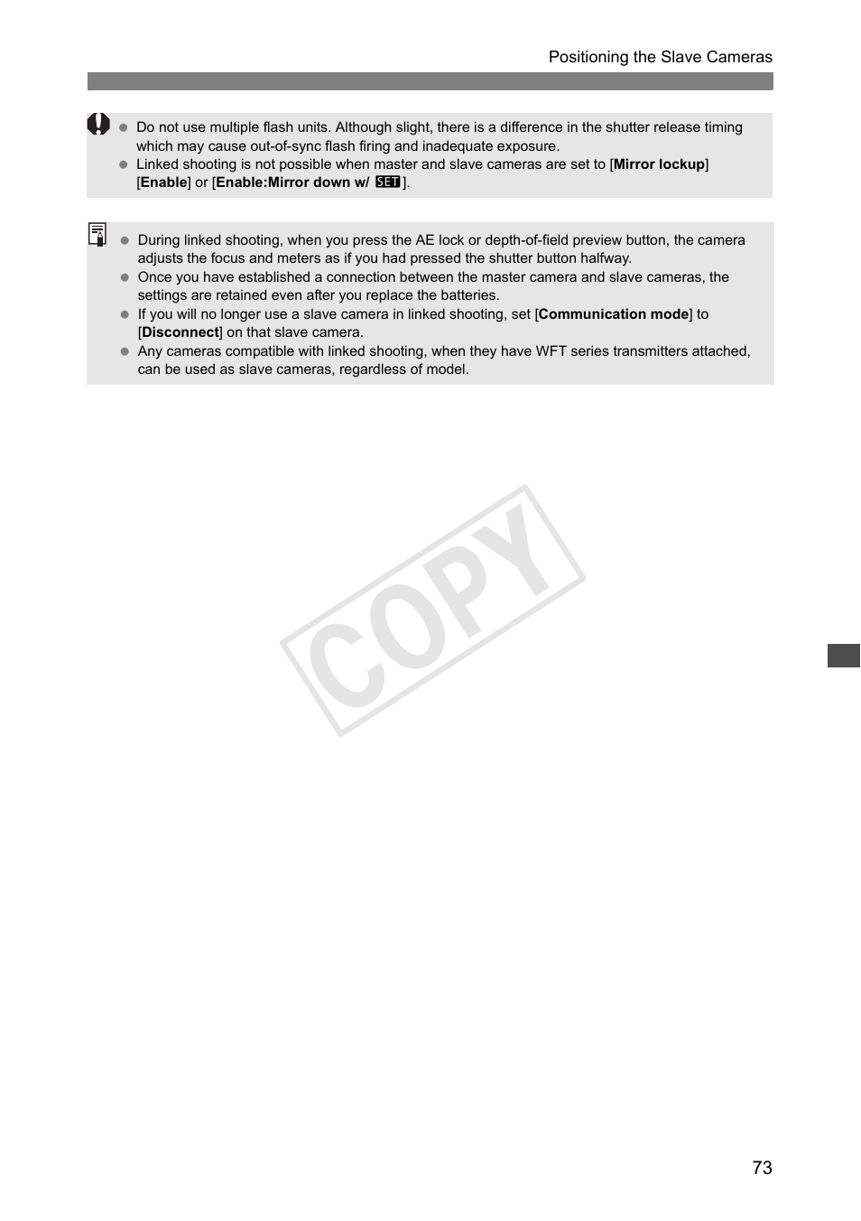 Cop y | Canon Wireless File Transmitter WFT-E7A User Manual | Page 73 / 126