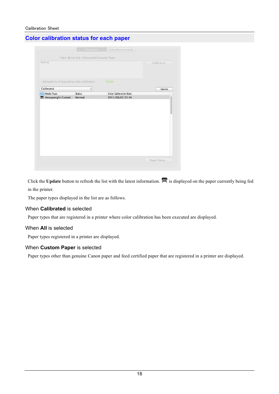 Canon imagePROGRAF iPF8400 User Manual | Page 18 / 48